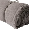 Åhléns Home Muslin päiväpeitto 180x240cm ruskea
