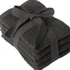Åhléns Home Stella pyyhesetti 4 kpl 30x30cm tummanharmaa