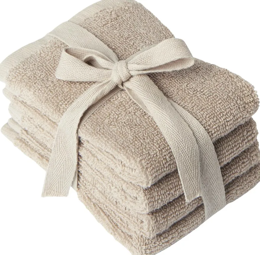 Åhléns Home Stella pyyhesetti 4 kpl 30x30cm beige