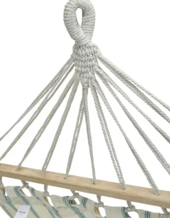 Åhléns Soleil riippumatto 80x200 cm vihreä raita