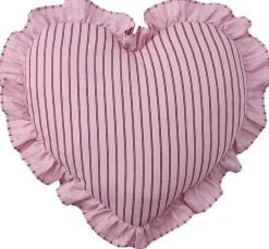 Åhléns Valentine heart sisustustyyny 40x40cm pinkki