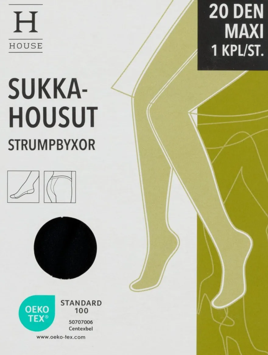 House naisten sukkahousut maxi 20 den plus-koko Soft Grey, koko 48-52