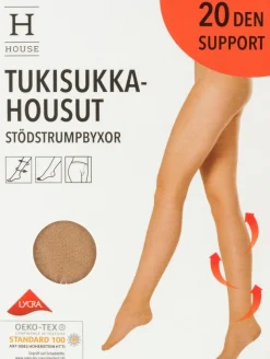 House naisten tukisukkahousut 20 den