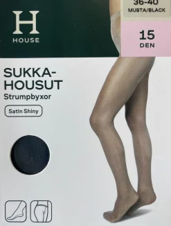 House sukkahousut Satin Shiny 15 den Camel, koko 44-48