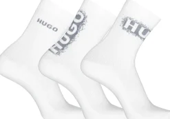 Hugo Spray Logo 3-pack tennissukat