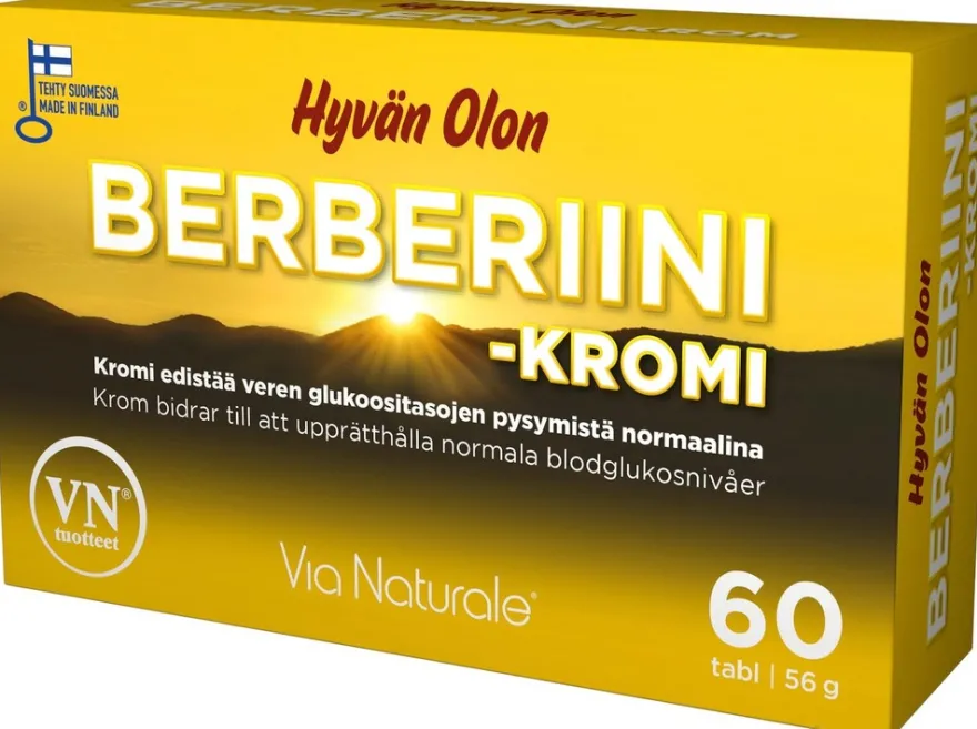 Hyvän Olon Berberiini-Kromi 60 tabl Via Naturale
