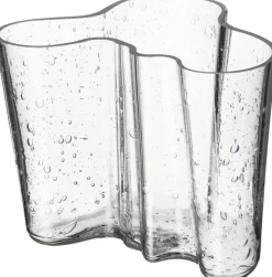Iittala Aalto maljakko 160 mm kuplalasi kirkas