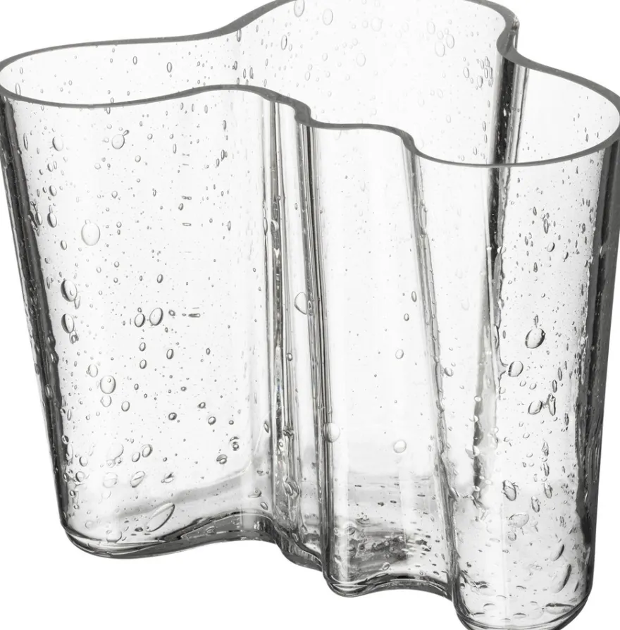 Iittala Aalto maljakko 160 mm kuplalasi kirkas