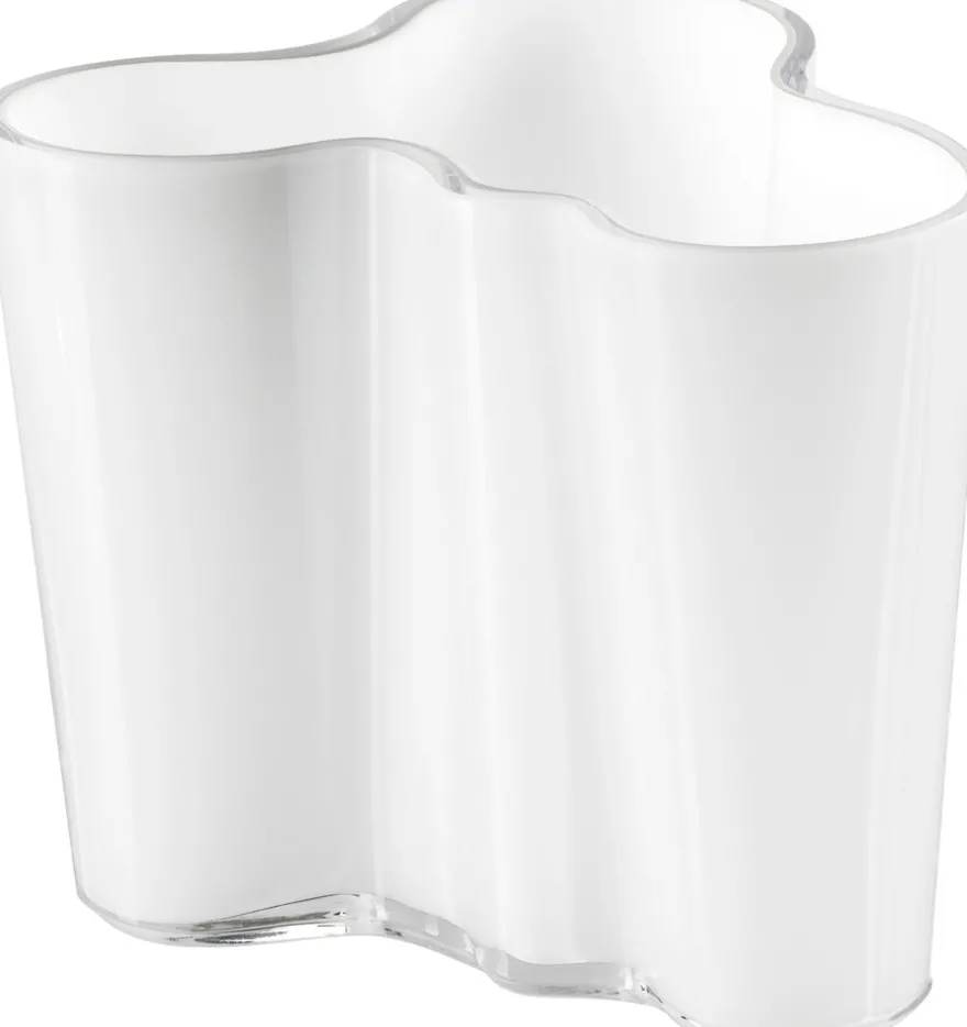 Iittala Aalto maljakko 95 mm, valkoinen