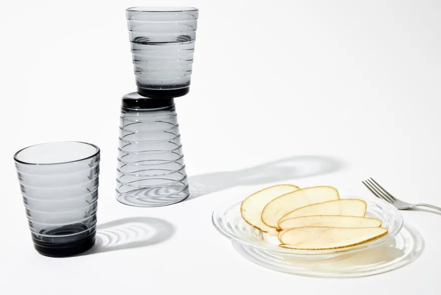 Iittala Aino Aalto juomalasi 22cl harmaa 2kpl