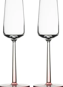 Iittala Essence ruusu 2 kpl kuohuviinilasi 21cl