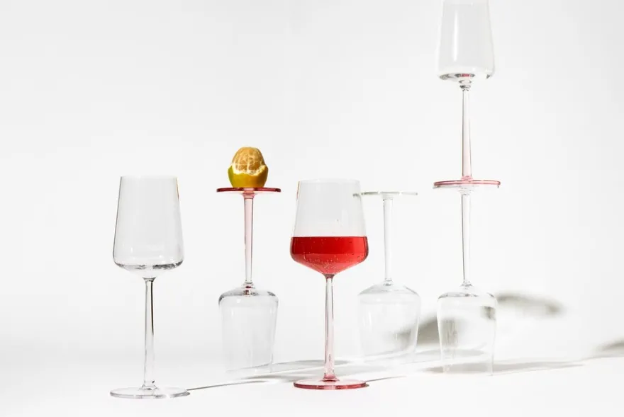 Iittala Essence ruusu 2 kpl valkoviinilasi 33cl