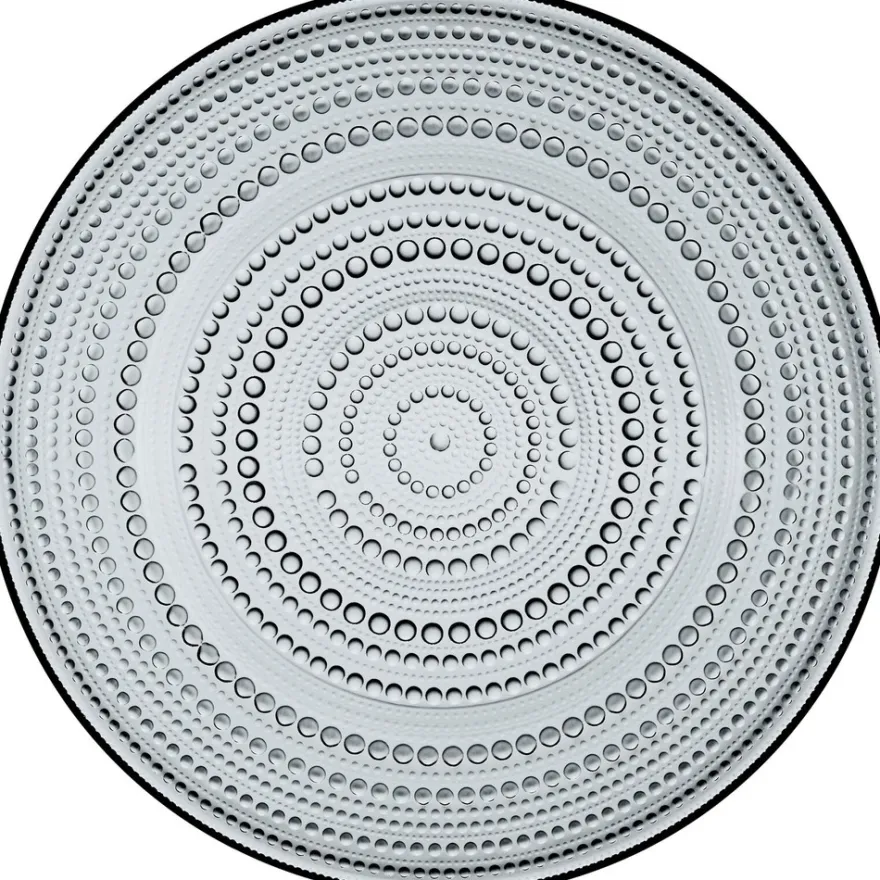 Iittala Kastehelmi lautanen 315mm harmaa