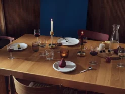 Iittala kynttilänjalka Nappula 183mm messinki