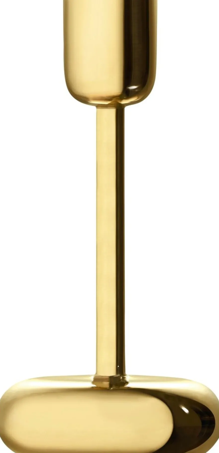 Iittala kynttilänjalka Nappula 183mm messinki