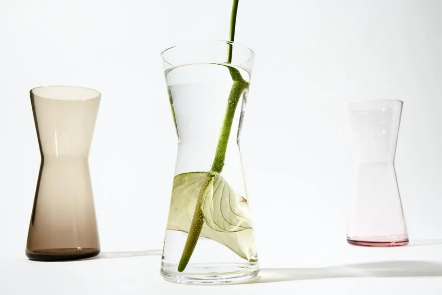 Iittala maljakko Kartio 220 mm pellava