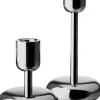Iittala Nappula kynttilänjalka 107mm teräs