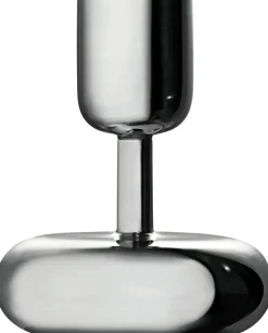 Iittala Nappula kynttilänjalka 107mm teräs
