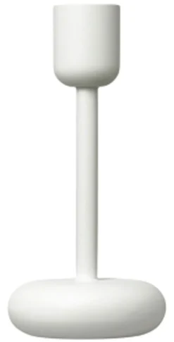 Iittala Nappula kynttilänjalka 183mm valkoinen
