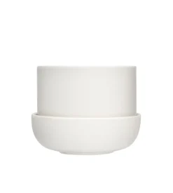 Iittala Nappula ruukku ja vati S 170x130 mm valkoinen