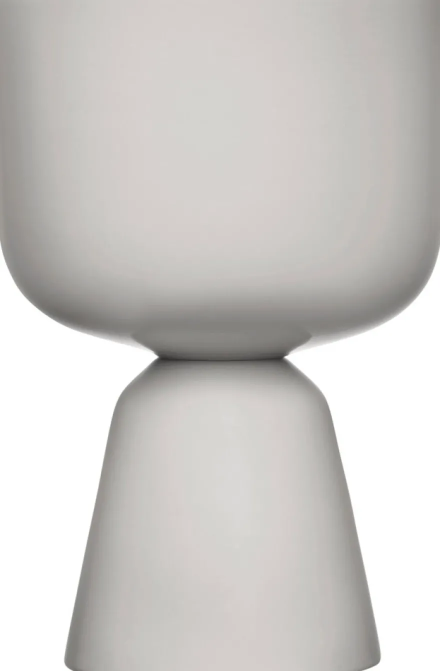 Iittala Nappula ruukku S 230x155 mm vaaleanharmaa