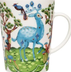Iittala Satumetsä keväänvihreä-taivaansininen 0,4L muki