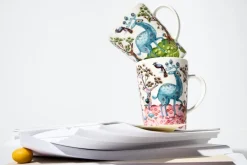Iittala Satumetsä pinkki-taivaansininen 0,4L muki