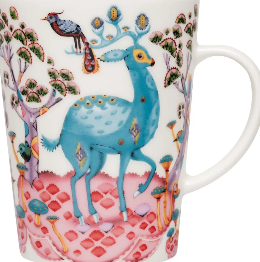 Iittala Satumetsä pinkki-taivaansininen 0,4L muki