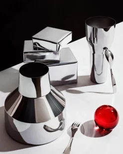 Iittala Solare matala teräksinen maljakko 220x200mm