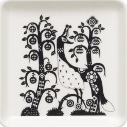Iittala Taika lautanen neliö 12x12cm musta