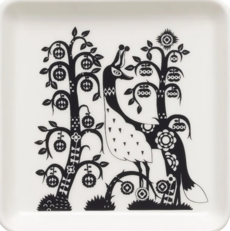 Iittala Taika lautanen neliö 12x12cm musta