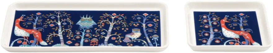 Iittala Taika lautanen suorakaide 12x24 sininen