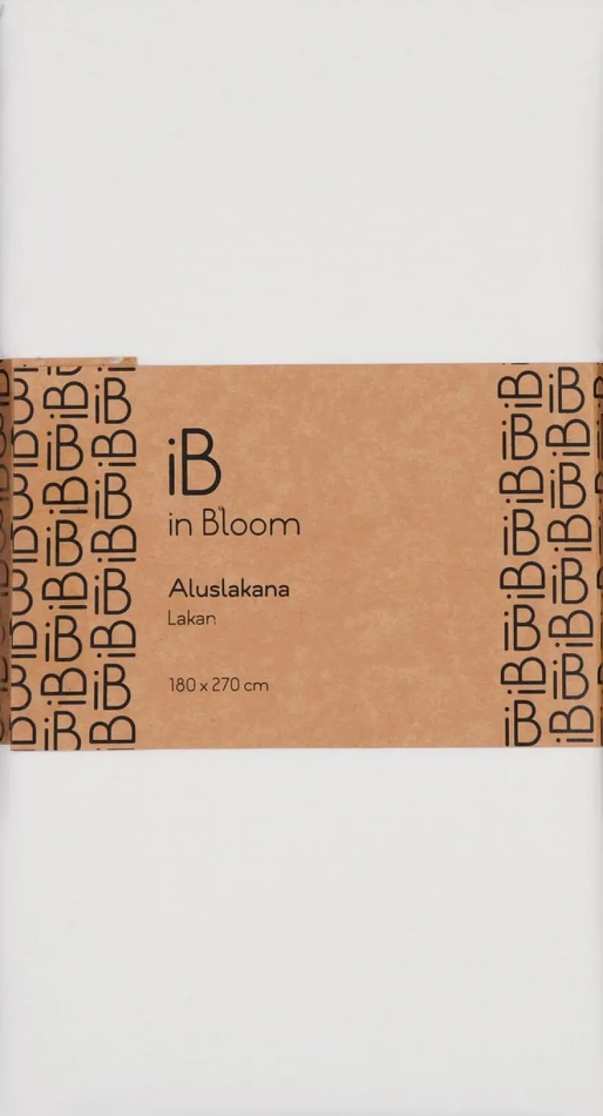 in Bloom aluslakana perkaali 180x270cm valkoinen