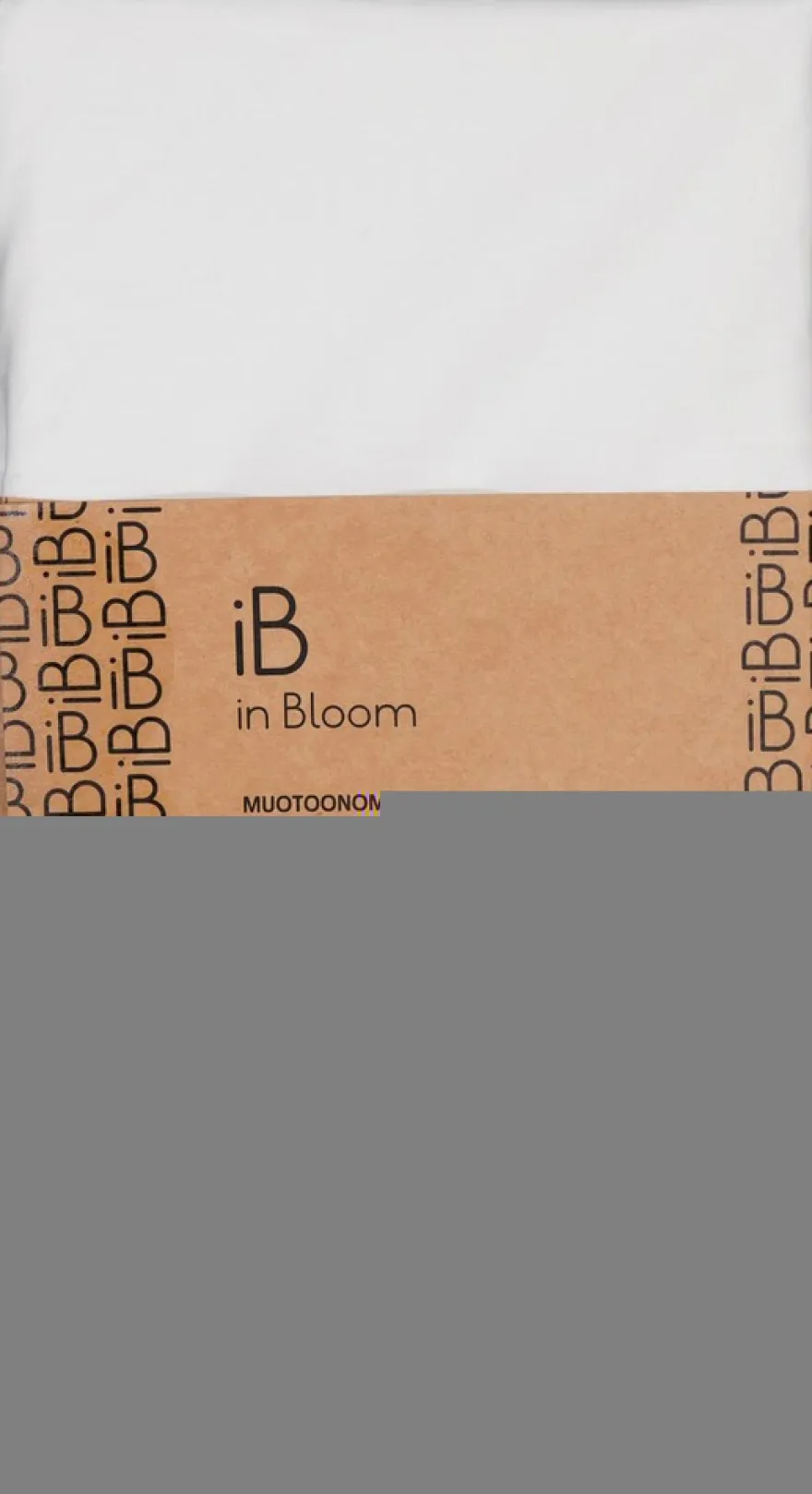 Inbloom muotolakana 160x200 cm valkoinen