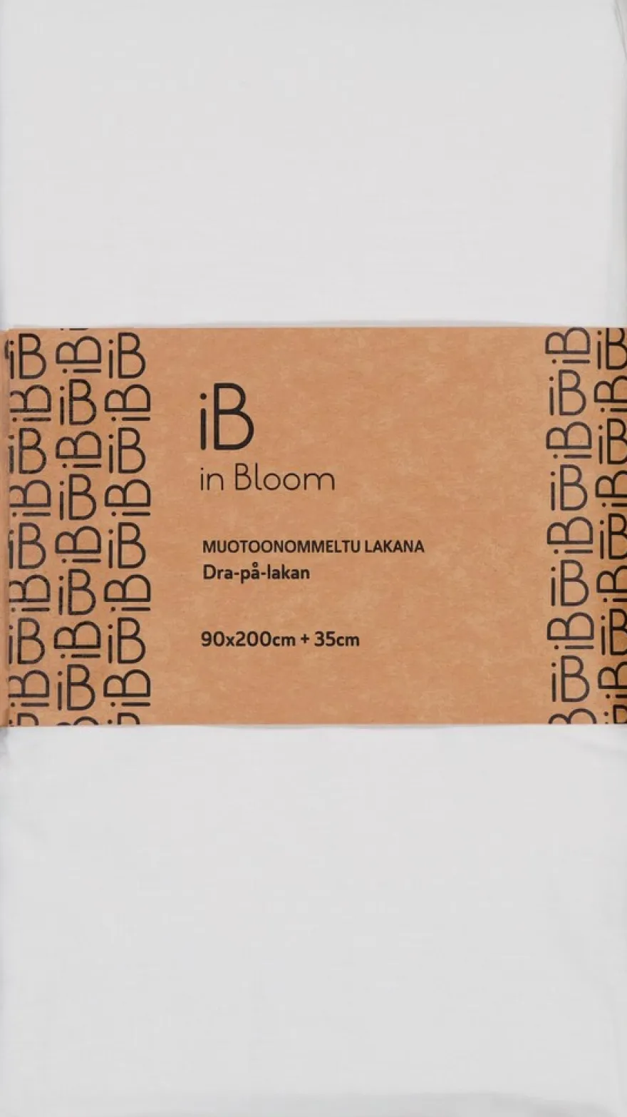 in Bloom muotolakana 90x200 cm valkoinen