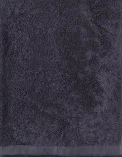 in Bloom Ocean kylpypyyhe 70x140cm tummanharmaa