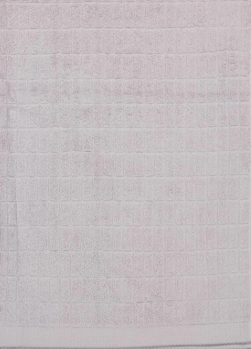 in Bloom Ruutu kylpypyyhe 70x140cm vaaleanharmaa