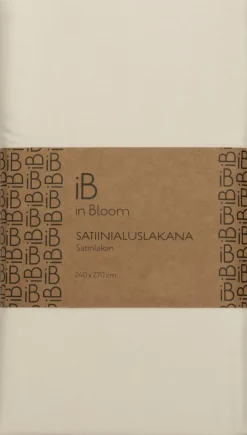 in Bloom satiinialuslakana 240x270cm valkoinen