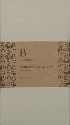 in Bloom satiinialuslakana 180x270cm harmaa