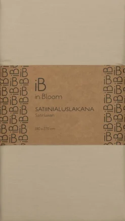 in Bloom satiinialuslakana 180x270cm beige