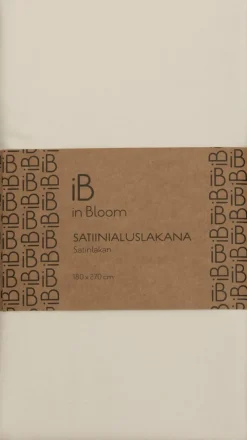 in Bloom satiinialuslakana 180x270cm valkoinen