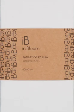 in Bloom satiinityynyliina 60x80cm valkoinen
