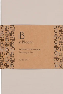 in Bloom satiinityynyliina 60x80cm beige