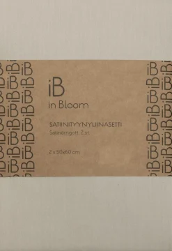in Bloom satiinityynyliina 50x60cm 2 kpl harmaa