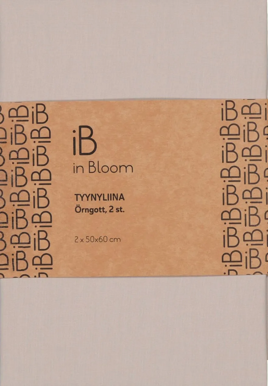 in Bloom tyynyliina 2 kpl 50x60 cm beige
