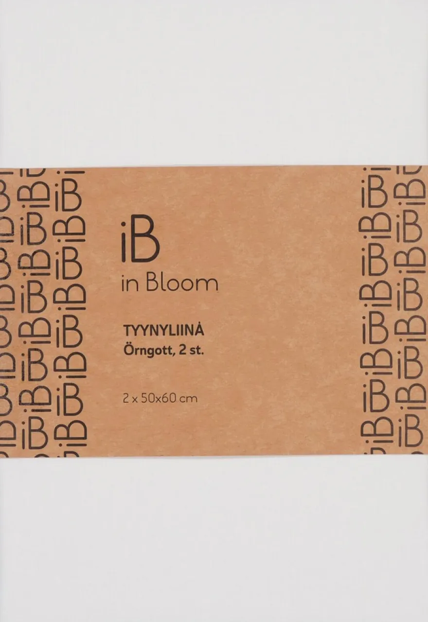 In Bloom tyynyliina 2 kpl 50x60 cm valkoinen
