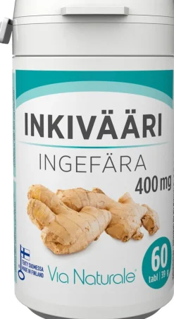 Inkivääri 400mg 60 tabl Via Naturale