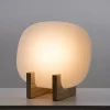 Innolux kirkasvalo Lempi 25W Led, opaalivalk kupu sekä mattalakattu massiivisaarni jalusta