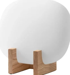 Innolux kirkasvalo Lempi 25W Led, opaalivalk kupu sekä mattalakattu massiivisaarni jalusta