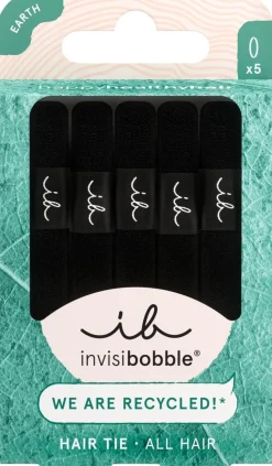 invisibobble Hair Tie Black -hiuslenkit 5kpl